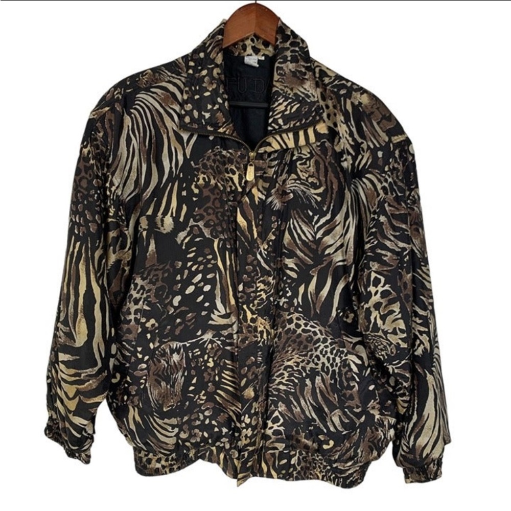 Vintage leopard print  jacket